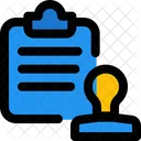 Stamp Paper Stamp Document Agreement Icon