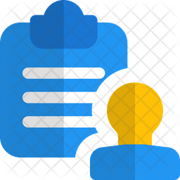 Stamp Paper Icon - Download in Gradient Style