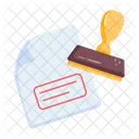 Stamp Paper Stamp Document Stamp File Icon
