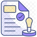 Stamp Paper  Icon