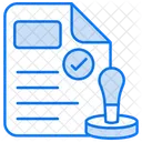 Stamp Paper  Icon