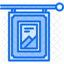 Stamp Signboard  Icon