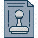 Stamp Tool Stamp Document Icon