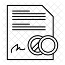 Stamped Document Icon