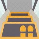 Stand Yellow Line Icon