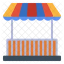 Stand Food Cart Icon