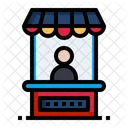 Stand Carnival Cart Icon