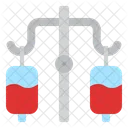 Stand Drip Blood Bag Icon