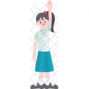 Stand Raising Hand Icon