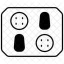 Tableau Electrique Interrupteur Circuit Icône