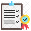 Standard Quality Certificate Icon