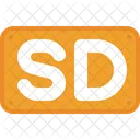 Standard Definition Sd Quality Icon