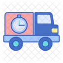 Standard Shipping Ontime Delivery Delivery Truck Icon
