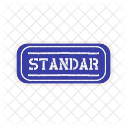 Standard stamp Logo Icon