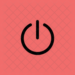 Standby Icon - Download in Colored Outline Style