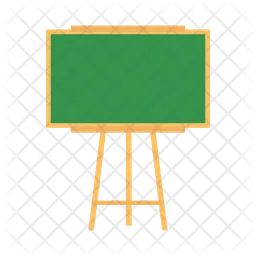 Standing chalkboard  Icon