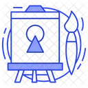 Artboard Canvas Painting Icon