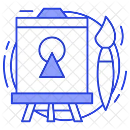 Standing Easel  Icon