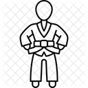 Standing People Strength Icon