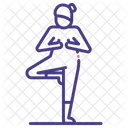 Yoga Excercise Physical Icon