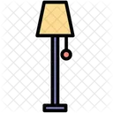 Standing Lamp Isometric Street Light Icon