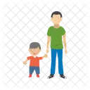 Standing Child Children Icon