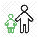 Standing Child Children Icon