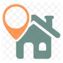 Lage Zuhause Haus Symbol