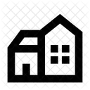 Lage Unterkunft Privatunterkunft Symbol