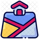 Lage Haus Grundstuck Icon