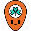 Lage St Patrick Karte Symbol