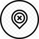 Standort abbrechen  Symbol