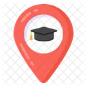 Schulstandort Navigation GPS Symbol