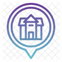 Schulstandort Bildungsstandort Schule Symbol