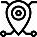 Standort Pin Platzhalter Symbol