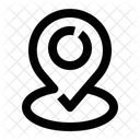 Lokalisieren Standort Karte Symbol