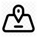 Standort Karte Stecknadel Symbol