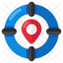 Standortziel Standortziel Richtungsziel Symbol