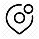 Standortbenachrichtigung  Symbol