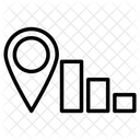 Standortdiagramm Geschaftsdaten Diagramm Symbol