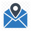 Standort Karte E Mail Icon