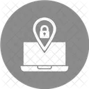 Standortsicherheit GPS Datenschutz Standortzugriff Icon