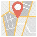 GPS Navigation Standort PIN Standortmarkierung Icon