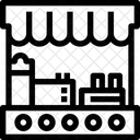 Stands de nourriture  Icône
