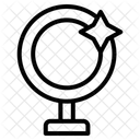 Standspiegel  Symbol