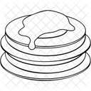 Stapel Pfannkuchen Fruhstuck Symbol