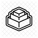 Stapelbar Komfort Produkt Symbol