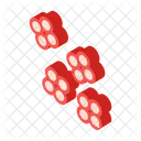 Staphylococcus Aureus Isometric Icon