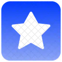 Rectangle Star Icon