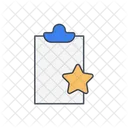 Document With A Star Icon
